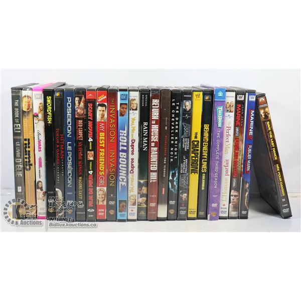LOT OF DVD'S