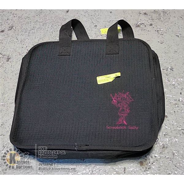 SCRAPBOOK SALLY SCRAPBOOKING PORTFOLIO TOTE