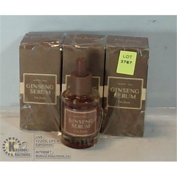 LOT OF 3 GINSENG SERUM.