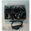 Image 1 : BOX OF MATTE BLACK COMFORT EAR 400 UV SUNGLASSES