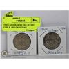 Image 1 : 1940 CANADIAN SILVER 50 CENT COIN & 1953 CANADIAN