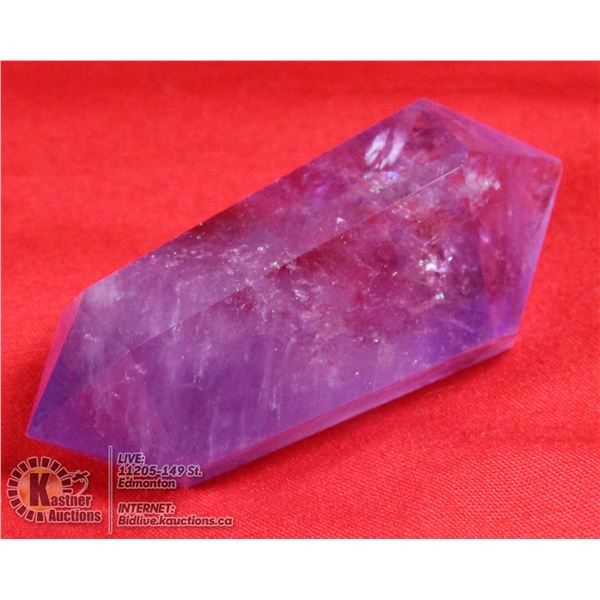 #295-NATURAL AMETHYST 2 POINT 41.82G