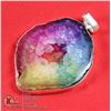 Image 1 : #195- RAINBOW SOLAR QUARTZ PENDANT