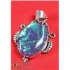 Image 1 : #187- AUSTRALIAN TRIPLE OPAL PENDANT