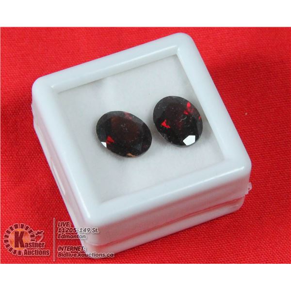 #105-DARK RED GARNET GEMSTONES 5.95CT