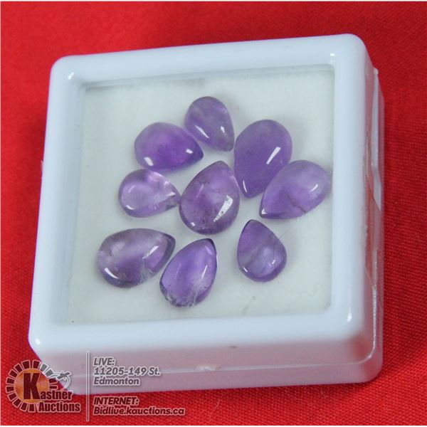 #109-PURPLE AMETHYST GEMSTONES 17.50CT