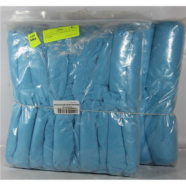 LOT OF 1 SIZE FITS ALL SHOE COVERS