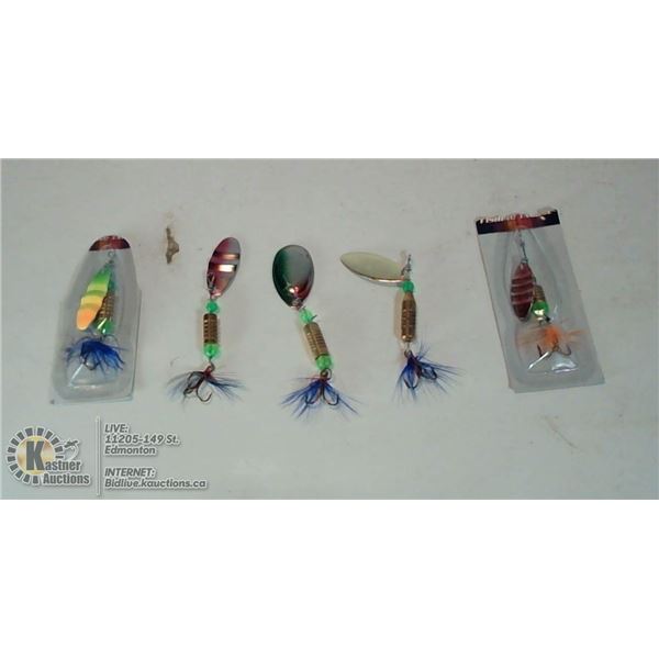 LOT OF 5 NEW FISHING LURES