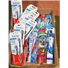Image 1 : FLAT LOT OF BRAND NAME TOOTHBRUSHES