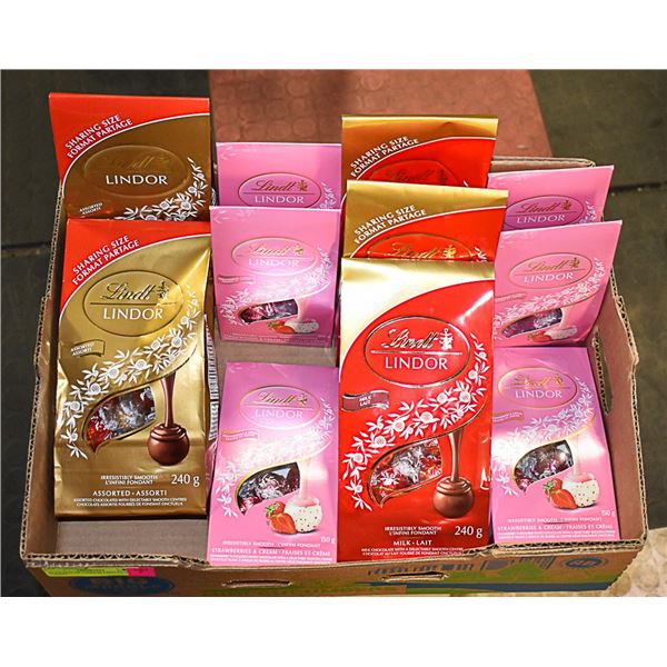 FLAT LOT OF LINDOR CHOCOLATE CANDY