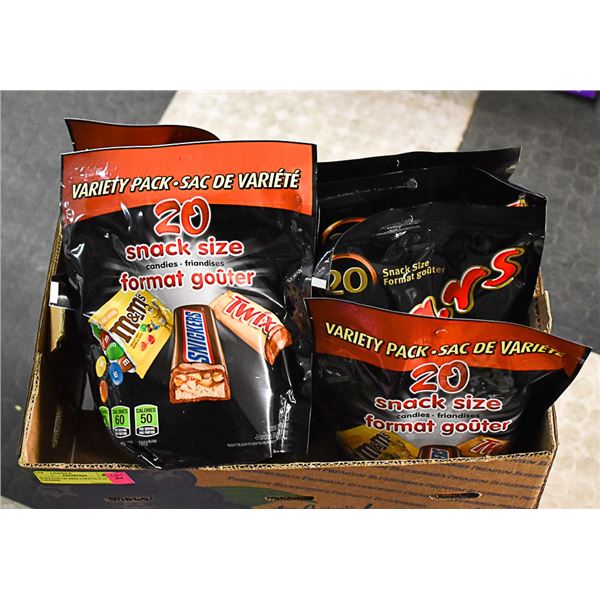 FLAT LOT OF MINI CHOCOLATE CANDIES