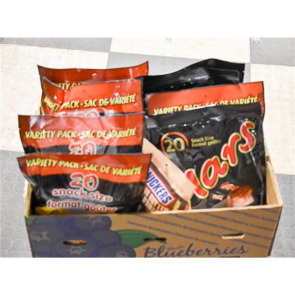 FLAT LOT OF MINI CHOCOLATE CANDIES