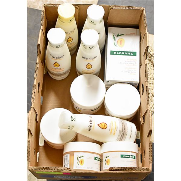 FLAT LOT OF HAIR CARE PRODUCTS