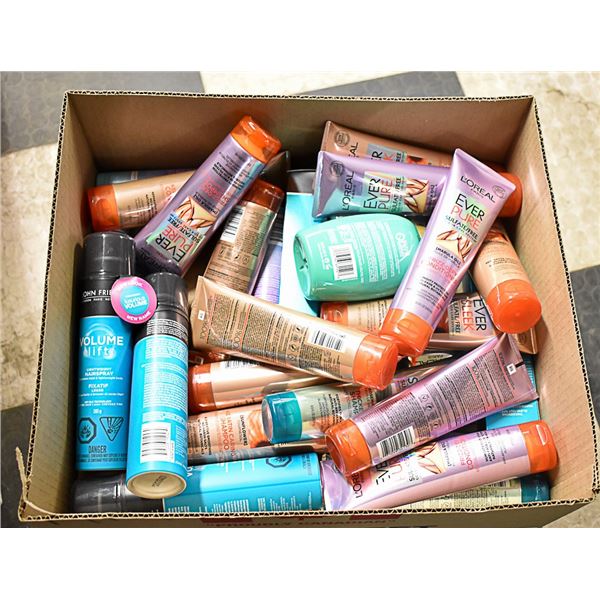 FLAT LOT OF HAIR CARE PRODUCTS