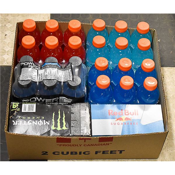 GATORADE AND ENERGY DRINK LOT