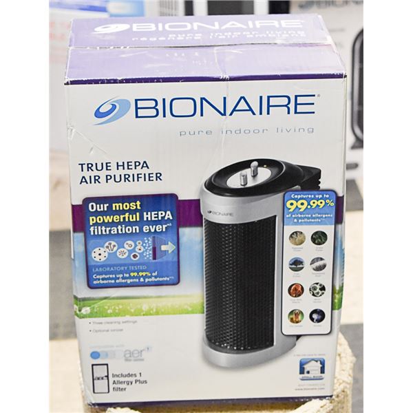 BIONAIRE TRUE HEPA  AIR PURIFIER