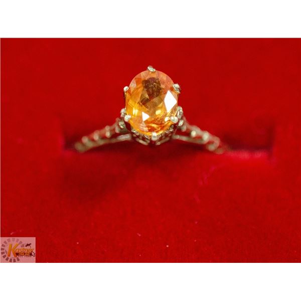 ORANGE SAPPHIRE RING (7)