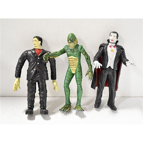 BAG OF NEW COLLECTIBLE MONSTER FIGURINES;