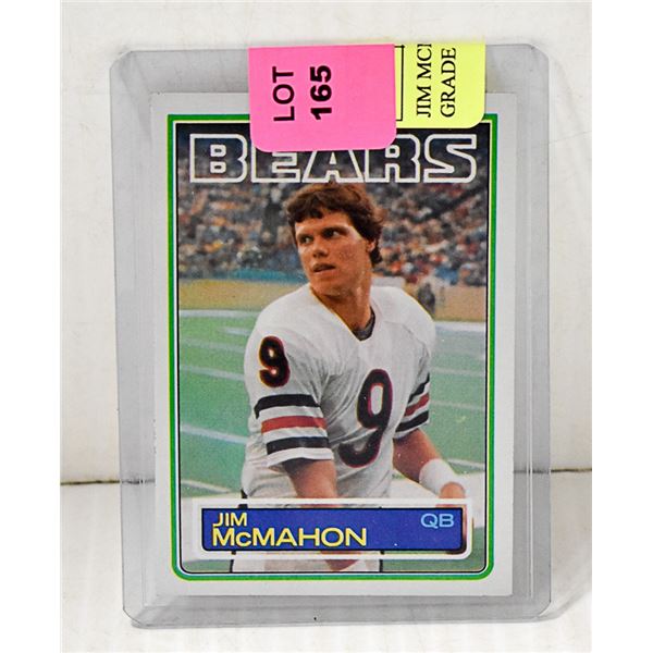 JIM MCMAHON ROOKIE CARD  1983