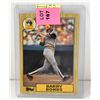 Image 1 : BARRY BONDS ROOKIE CARD  1987
