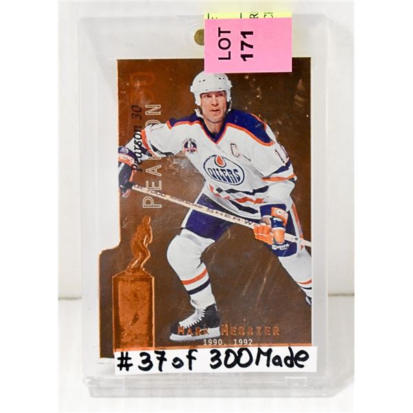 MARK MESSIER # 37 OF # 300 MADE HOCKEY CARD