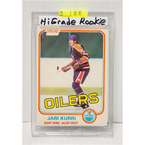 JARI KURRI ROOKIE CARD  1981