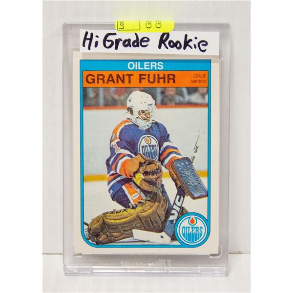 GRANT FUHR ROOKIE CARD 1982