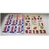 Image 1 : 59 X 1980'S STICKER INSERT CARDS KEY TEAMS