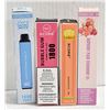 Image 1 : LOT OF 4 ASSORTED FLAVOR VAPES 5%