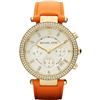 Image 1 : NEW MICHAEL KORS TRIPLE CHRONO GOLD TONE MSRP $289