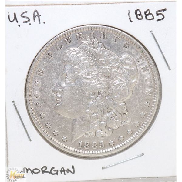 1885 USA MORGAN SILVER DOLLAR