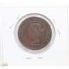 Image 2 : CANADIAN 1876 ONE CENT COIN .