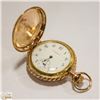 Image 2 : ELGIN GOLD PLATE HUNTER CASE POCKET WATCH