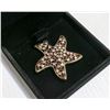 Image 1 : STARFISH RHINESTONE BROOCH