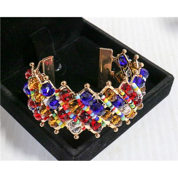 MULTICOLOUR RHINESTONE BRACELET