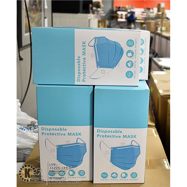6 BOXES OF 24 (144 TOTAL) PROTECTIVE MASKS