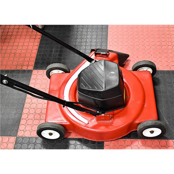 RED ELECTRIC LAWM MOWER