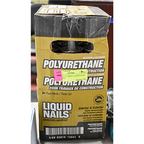 CASE OF 12 TUBES CONSTRUCTION ADHESIVE