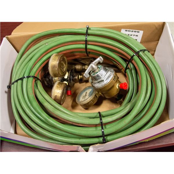 OXY ACETELYNE CUTTING TORCH KIT UNION CARBIDE