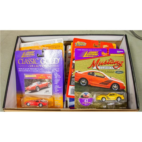 BOX OF COLLECTIBLE CARS