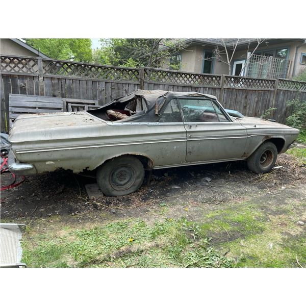 1963 PLYMOUTH FURY RESTORATION PROJECT CAR