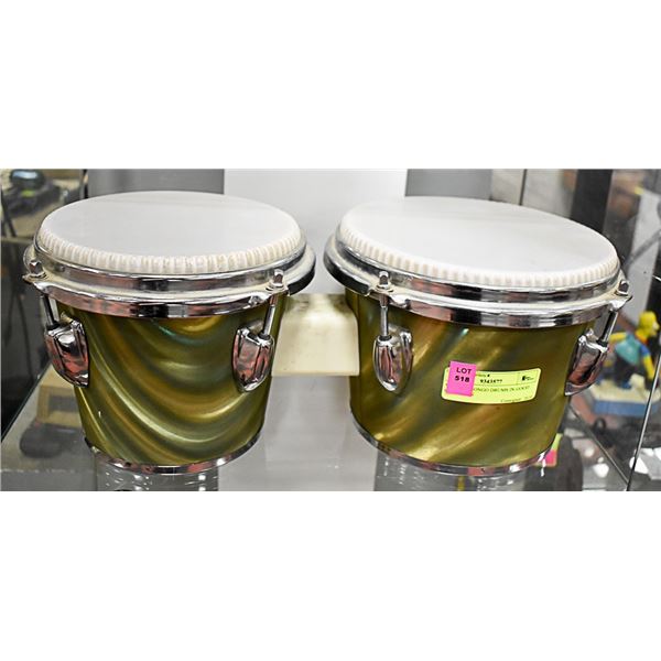VINTAGE BONGO DRUMS IN GOOD CONDITION