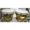 Image 1 : VINTAGE BONGO DRUMS IN GOOD CONDITION