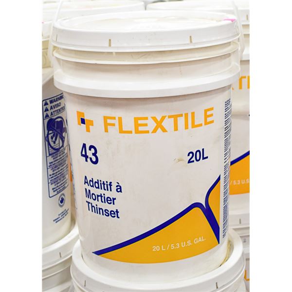 20L PAIL OF FLEXTILE THINSET MORTOR ADHESIVE