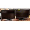 Image 1 : 2 COMPUTER MONITORS 24" WIDE LCD MONITORS SOYO