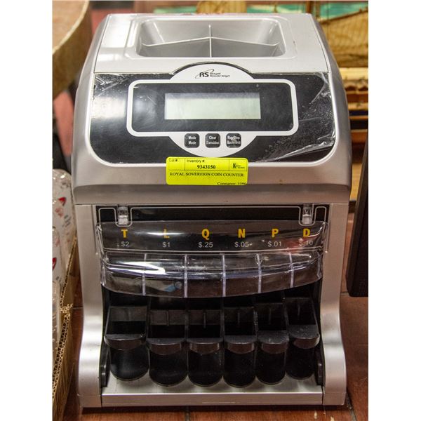 ROYAL SOVEREIGN COIN COUNTER
