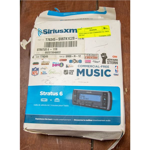 NEW SIRIUS XM COMMERICAL FREE MUSIC