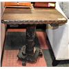 Image 1 : ANTIQUE WOOD ACCENT TABLE
