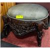 Image 1 : ANTIQUE WOOD CARVED ELEPHANT STOOL