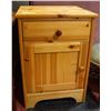 Image 1 : PINE BEDSIDE TABLE 16"X17"X24"TALL